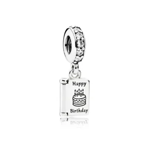 (bilde for) Butterfly Pandora Shine anheng med klare cubic zirconia - 791723CZ