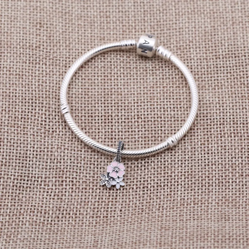 (bilde for) Butterfly Pandora Shine anheng med klare cubic zirconia - 791824ENMX - Vis 2