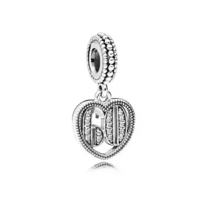 (bilde for) Butterfly Pandora Shine anheng med klare cubic zirconia - 797265CZ