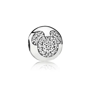 (bilde for) Disney, Mickey Pavé Clip Charm - PANDORA