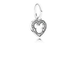 (bilde for) Disney, Mickey Silhouette Dangle Charm - PANDORA