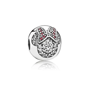 (bilde for) Disney, Minnie Pavé Clip Charm - PANDORA