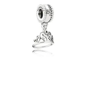 (bilde for) Disney Snow White Tiara Silver Dangle - PANDORA