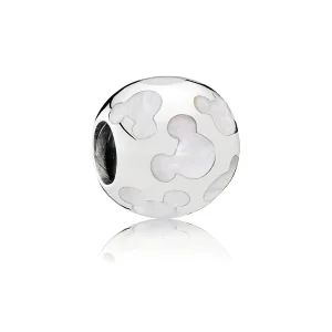 (bilde for) Mikke Mus Mother of Pearl Icon Charm av PANDORA - 7501057370023P
