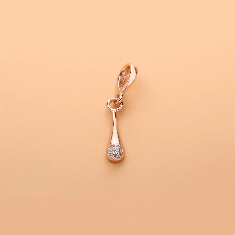 (bilde for) Modern LovePod PANDORA Rose pendant with clear cubic zirconia - 387291CZ - Vis 2