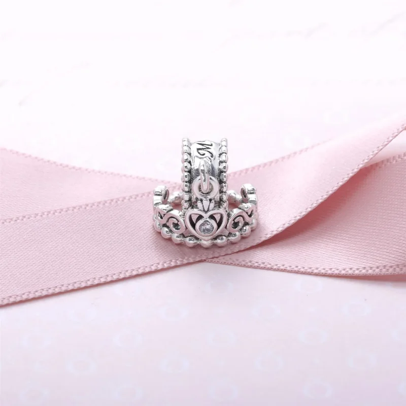 (bilde for) Moderne LovePod PANDORA Rose anheng med klare cubic zirconia - 791117CZ - Vis 3