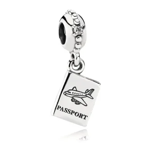 (bilde for) Moderne LovePod PANDORA Rose anheng med klare cubic zirconia - 791147CZ
