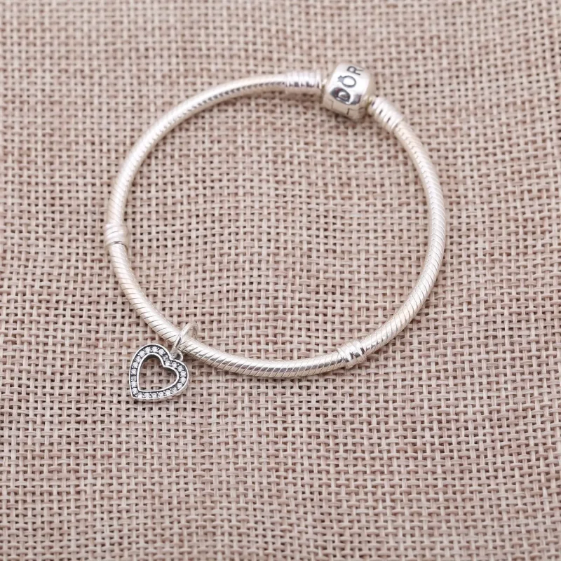 (bilde for) Moderne LovePod PANDORA Rose anheng med klare cubic zirconia - 791304CZ - Vis 2