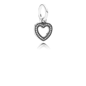 (bilde for) Moderne LovePod PANDORA Rose anheng med klare cubic zirconia - 791304CZ