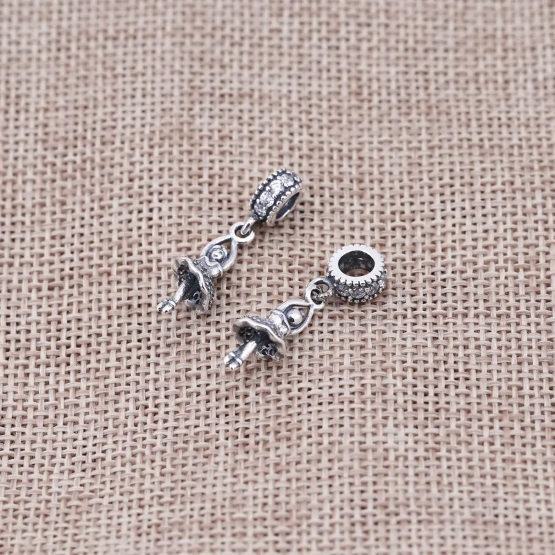 (bilde for) Moderne LovePod PANDORA Rose anheng med klare cubic zirconia - 791365CZ - Vis 2