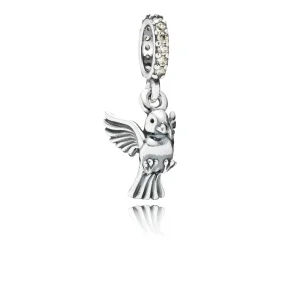 Moderne LovePod PANDORA Rose anheng med klare cubic zirconia - 791394CCZ (bilde for) Moderne LovePod PANDORA Rose anheng med klare cubic zirconia - 791394CCZ