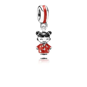 (bilde for) Moderne LovePod PANDORA Rose anheng med klare cubic zirconia - 791431ENMX