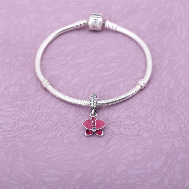 (bilde for) Moderne LovePod PANDORA Rose anheng med klare cubic zirconia - 791554EN69 - Vis 3