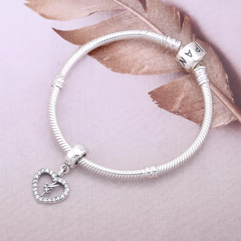 (bilde for) Moderne LovePod PANDORA Rose anheng med klare cubic zirconia - 791565CZ - Vis 2