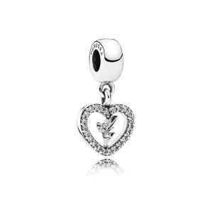 Moderne LovePod PANDORA Rose anheng med klare cubic zirconia - 791565CZ (bilde for) Moderne LovePod PANDORA Rose anheng med klare cubic zirconia - 791565CZ