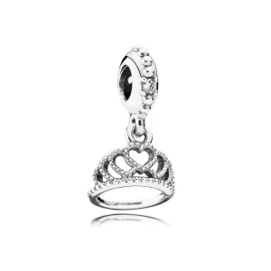 (bilde for) Moderne LovePod PANDORA Rose anheng med klare cubic zirconia - 791738CZ