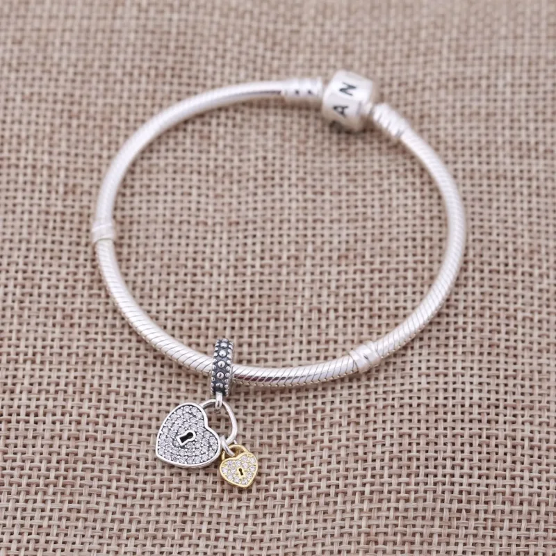 (bilde for) Moderne LovePod PANDORA Rose anheng med klare cubic zirconia - 791807CZ - Vis 2