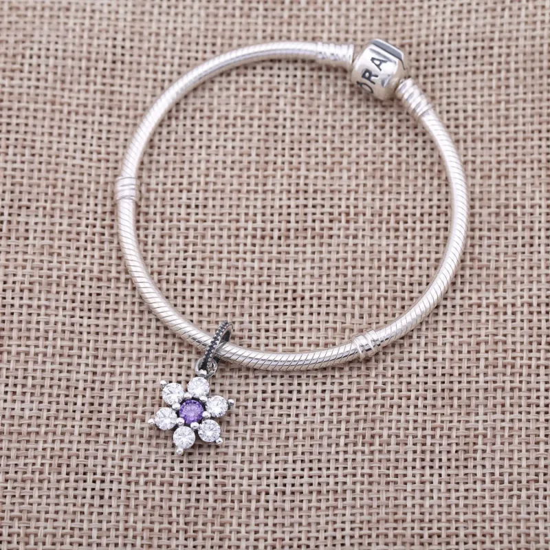 (bilde for) Moderne LovePod PANDORA Rose anheng med klare cubic zirconia - 791833ACZ - Vis 2