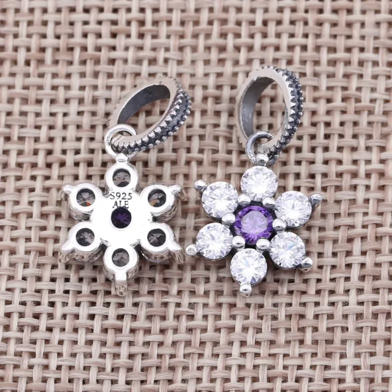 (bilde for) Moderne LovePod PANDORA Rose anheng med klare cubic zirconia - 791833ACZ - Vis 3