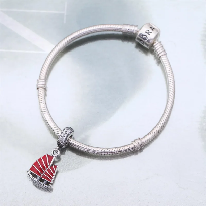(bilde for) Moderne LovePod PANDORA Rose anheng med klare cubic zirconia - 791908EN09 - Vis 3