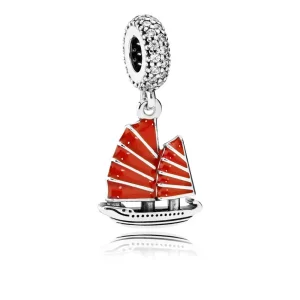 (bilde for) Moderne LovePod PANDORA Rose anheng med klare cubic zirconia - 791908EN09