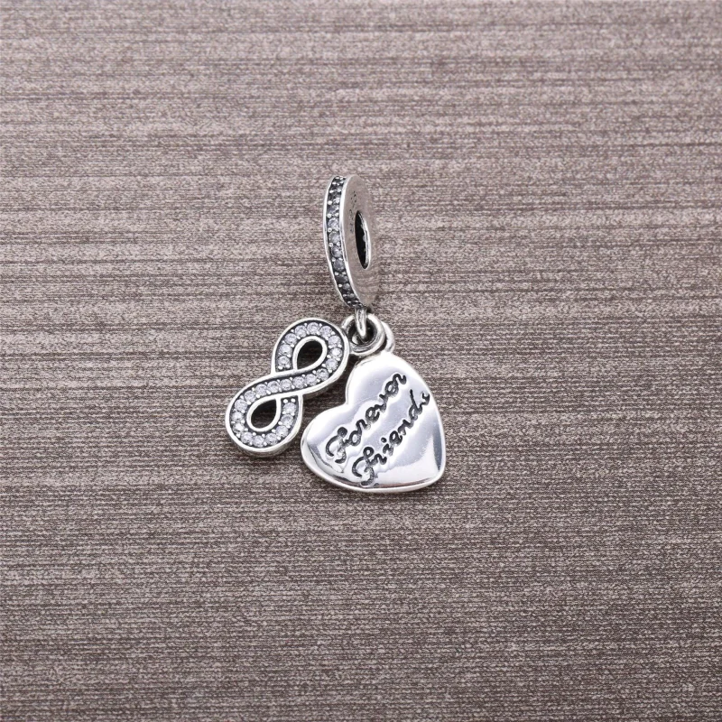 (bilde for) Moderne LovePod PANDORA Rose anheng med klare cubic zirconia - 791948CZ - Vis 2