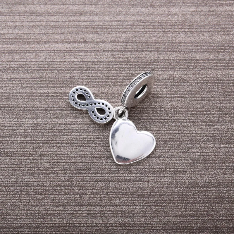 (bilde for) Moderne LovePod PANDORA Rose anheng med klare cubic zirconia - 791948CZ - Vis 3