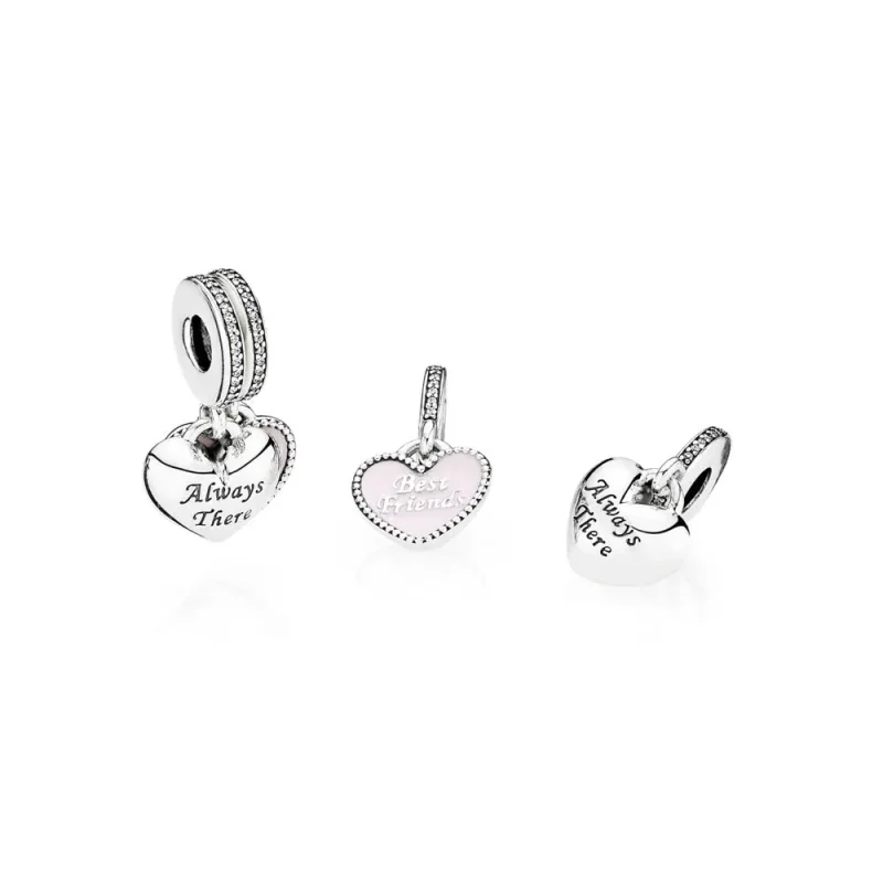 (bilde for) Moderne LovePod PANDORA Rose anheng med klare cubic zirconia - 791950CZ - Vis 2