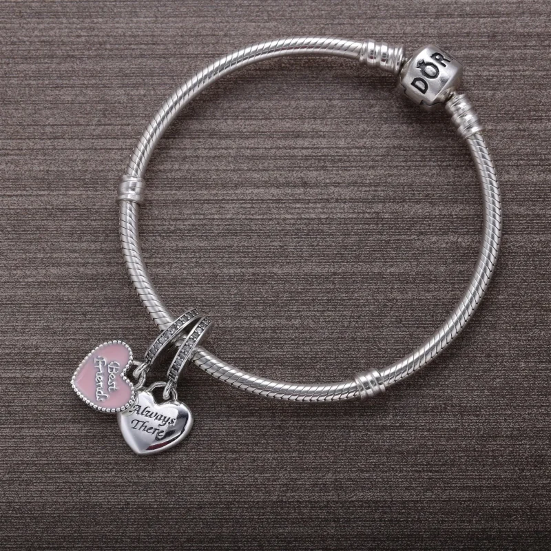 (bilde for) Moderne LovePod PANDORA Rose anheng med klare cubic zirconia - 791950CZ - Vis 5