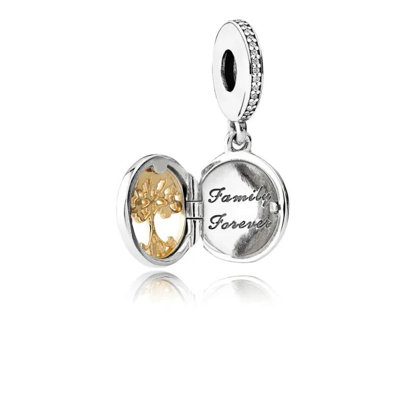 (bilde for) Moderne LovePod PANDORA Rose anheng med klare cubic zirconia - 791988CZ - Vis 2