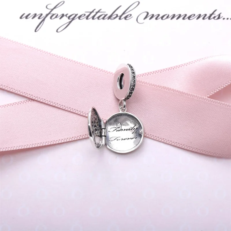 (bilde for) Moderne LovePod PANDORA Rose anheng med klare cubic zirconia - 791988CZ - Vis 3