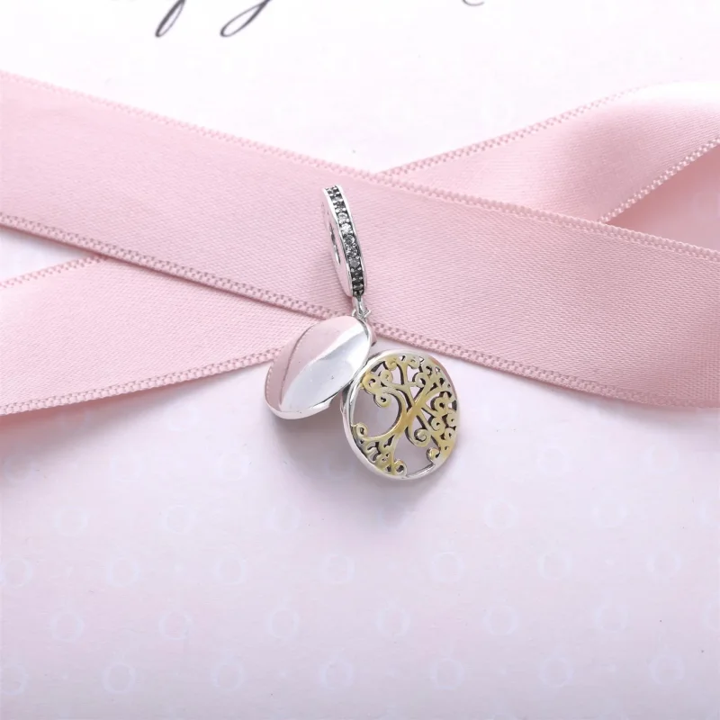 (bilde for) Moderne LovePod PANDORA Rose anheng med klare cubic zirconia - 791988CZ - Vis 4