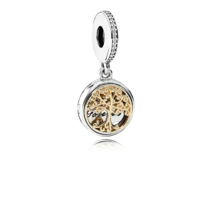 (bilde for) Moderne LovePod PANDORA Rose anheng med klare cubic zirconia - 791988CZ