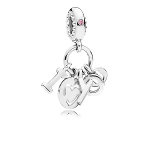 Moderne LovePod PANDORA Rose anheng med klare cubic zirconia - 796596FPC (bilde for) Moderne LovePod PANDORA Rose anheng med klare cubic zirconia - 796596FPC