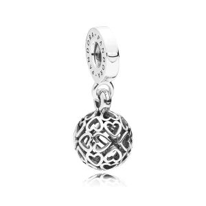 (bilde for) Moderne LovePod PANDORA Rose anheng med klare cubic zirconia - 797255