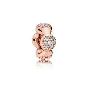 (bilde for) Moderne LovePods PANDORA Rose spacer med klar cubic zirconia - 787292CZ