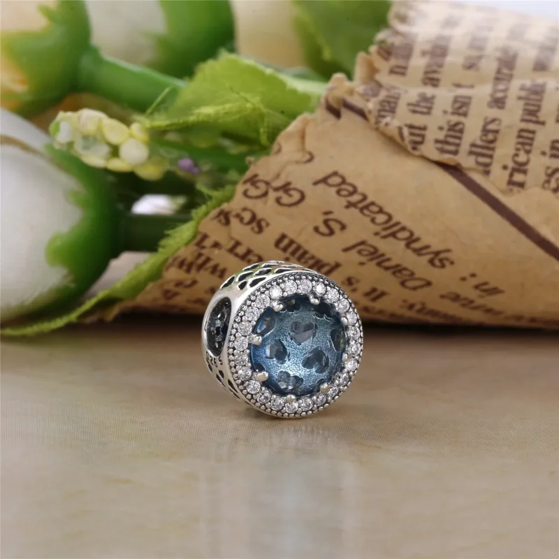 (bilde for) Pandora Abstrakt sølv sjarm med brekrystall og klare cubic zirconia - 791725NGL - Vis 3