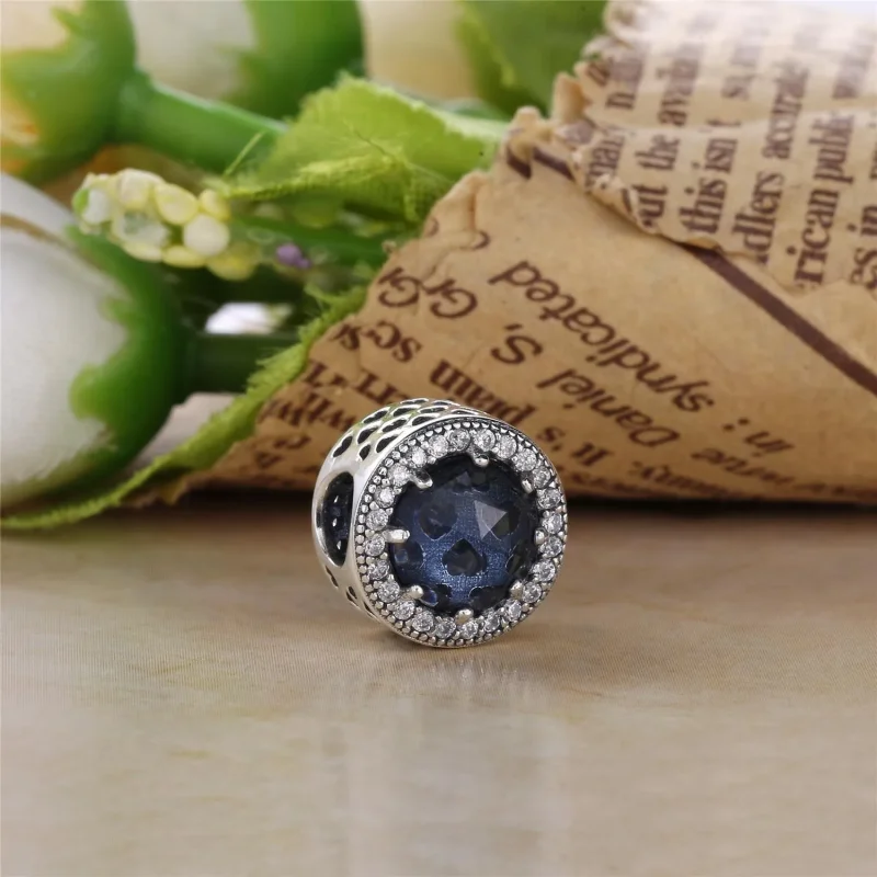 (bilde for) Pandora Abstrakt sølv sjarm med brekrystall og klare cubic zirconia - 791725NGL - Vis 4