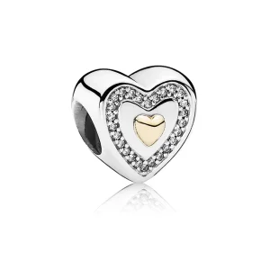 (bilde for) Pandora Alltid i mitt hjerte, charm - 791523CZ