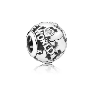 (bilde for) Pandora Around The World Openwork Charm - 791718CZ