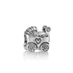 Pandora Baby Carriage Charm - 790346 (bilde for) Pandora Baby Carriage Charm - 790346