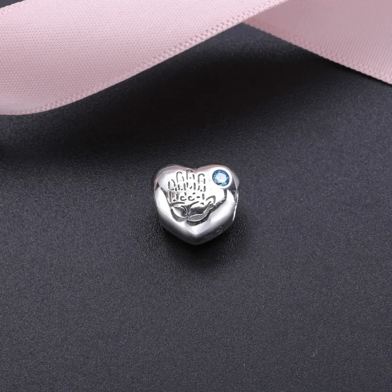 (bilde for) Pandora Baby Girl Charm - 791280PCZ - Vis 2