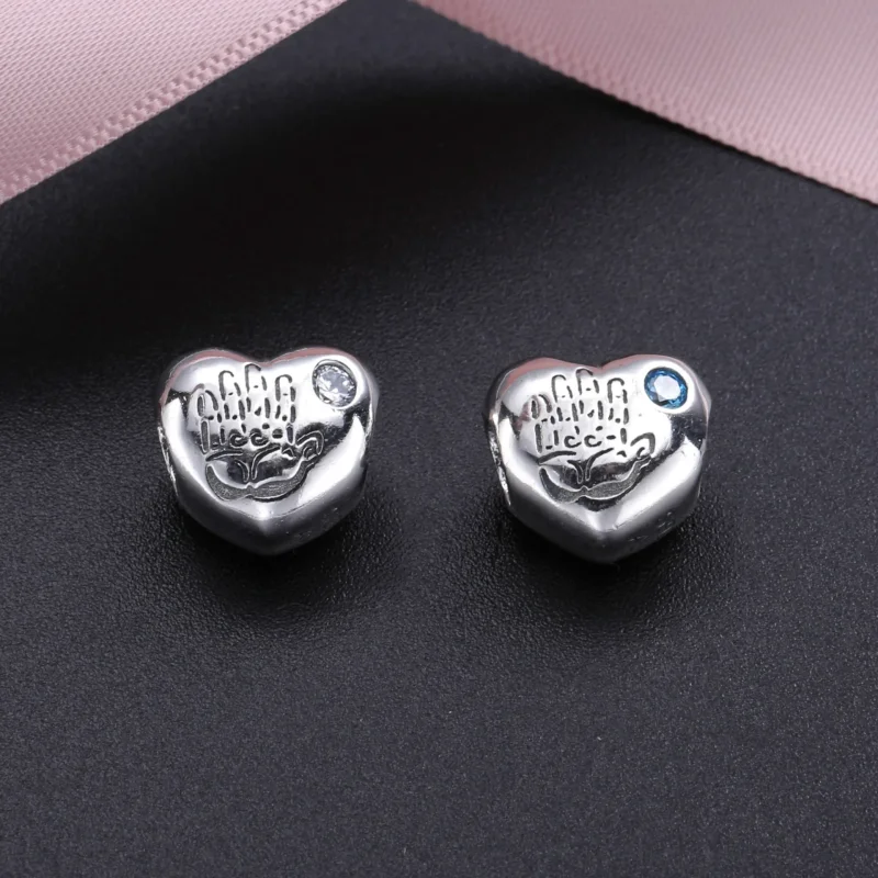 (bilde for) Pandora Baby Girl Charm - 791280PCZ - Vis 4