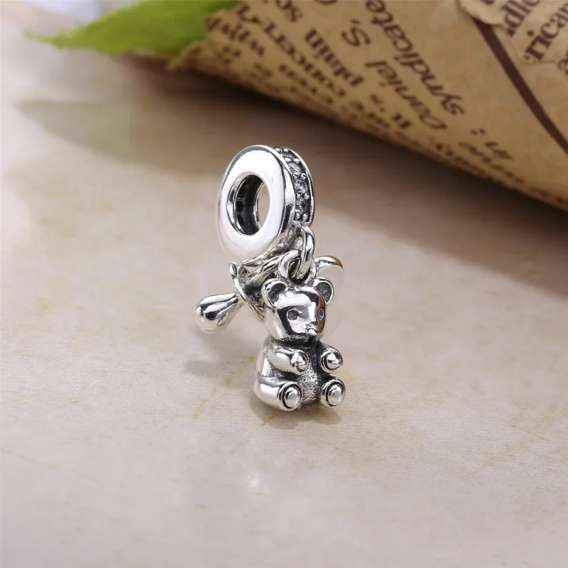 (bilde for) Pandora Baby Teddybjørn Hengende Charm - 792100CZ - Vis 2