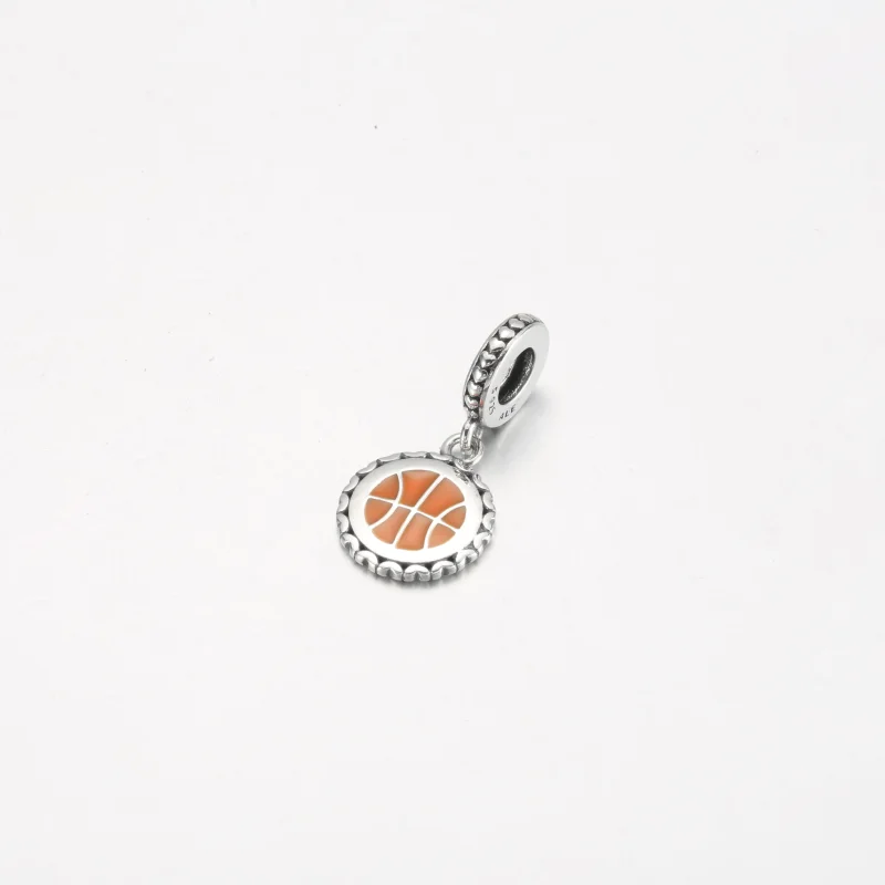 (bilde for) PANDORA Basketball Dingle Charm, Blandet emalje - ENG792018_18 - Vis 5