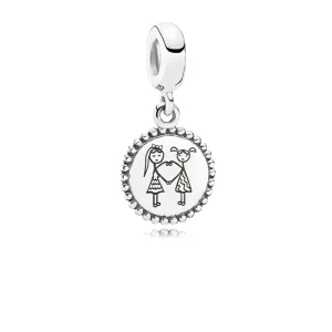 (bilde for) PANDORA Besties Dangle Charm - ENG791169-35