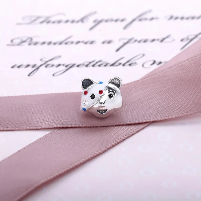 (bilde for) Pandora Bjørnen Pudsey Charm - 791789CZN - Vis 2