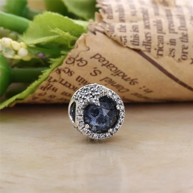 (bilde for) Pandora Blå blendende snøfnugg Charm - 796358NTB - Vis 3