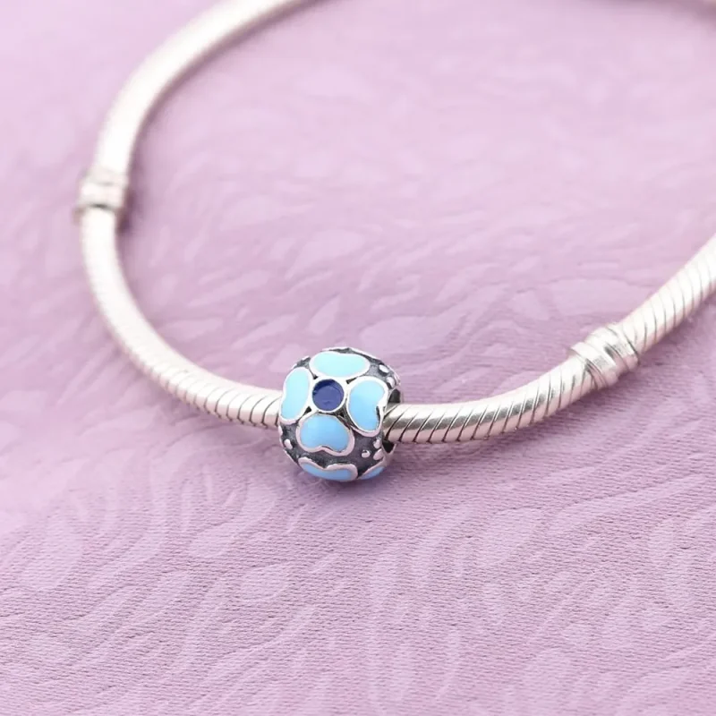 (bilde for) Pandora Blå prestekrage, charm - 790433EB - Vis 2