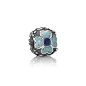 Pandora Blå prestekrage, charm - 790433EB (bilde for) Pandora Blå prestekrage, charm - 790433EB